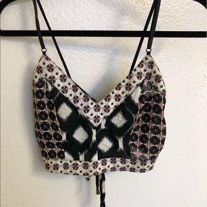 Multi-pattern crop top